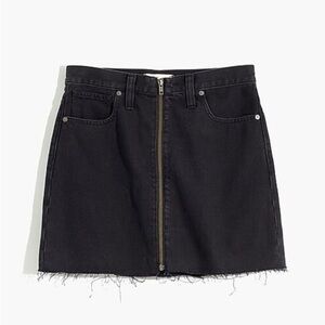 Madewell Rigid Denim A-line Skirt Lunar Wash - 26